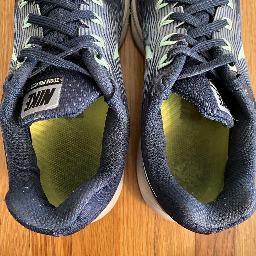 Nike Air Zoom Pegasus 34 Shoes Womens Size 8.5 Blue Mint Running 880560-405 - Picture 6 of 11